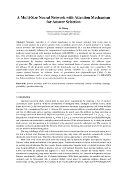 A Multi-Size Neural Network with Attention Mechanism for Answer
  Selection
