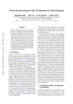 Towards Benchmarking the Utility of Explanations for Model Debugging