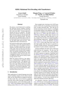 R2D2: Relational Text Decoding with Transformers