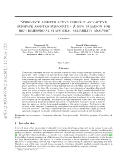 Surrogate assisted active subspace and active subspace assisted
  surrogate -- A new paradigm for high dimensional structural reliability
  analysis