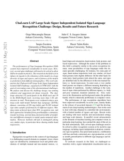 ChaLearn LAP Large Scale Signer Independent Isolated Sign Language
  Recognition Challenge: Design, Results and Future Research