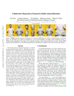 Collaborative Regression of Expressive Bodies using Moderation