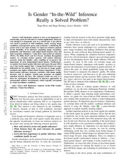 Is Gender "In-the-Wild" Inference Really a Solved Problem?