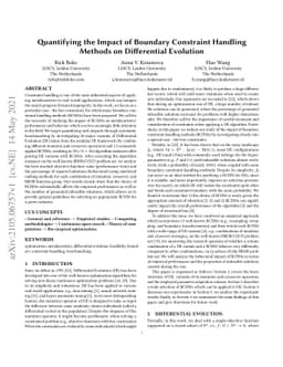 Quantifying the Impact of Boundary Constraint Handling Methods on
  Differential Evolution