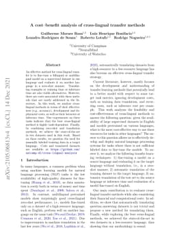 A cost-benefit analysis of cross-lingual transfer methods