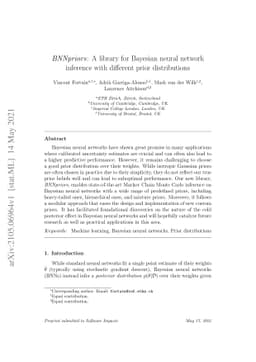 BNNpriors: A library for Bayesian neural network inference with
  different prior distributions