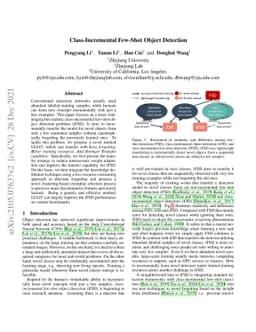 Class-Incremental Few-Shot Object Detection