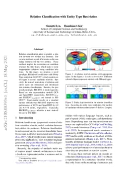 Relation Classification with Entity Type Restriction