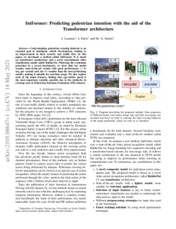 IntFormer: Predicting pedestrian intention with the aid of the
  Transformer architecture