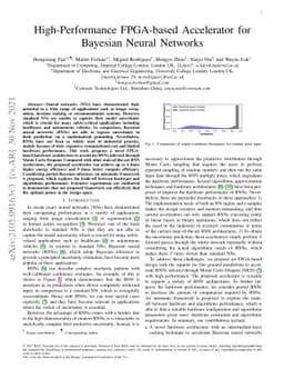 High-Performance FPGA-based Accelerator for Bayesian Neural Networks