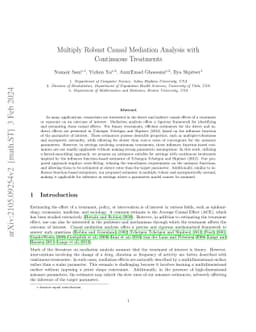 Multiply Robust Causal Mediation Analysis with Continuous Treatments