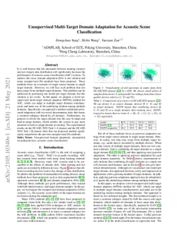Unsupervised Multi-Target Domain Adaptation for Acoustic Scene
  Classification
