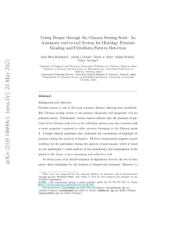 Going Deeper through the Gleason Scoring Scale: An Automatic end-to-end
  System for Histology Prostate Grading and Cribriform Pattern Detection