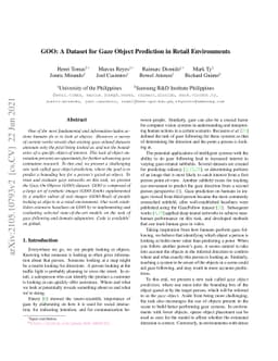 GOO: A Dataset for Gaze Object Prediction in Retail Environments