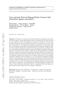User-oriented Natural Human-Robot Control with Thin-Plate Splines and
  LRCN
