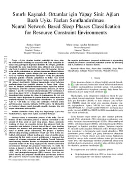Neural Network Based Sleep Phases Classification for Resource Constraint
  Environments