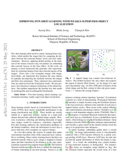 Improving Few-shot Learning with Weakly-supervised Object Localization