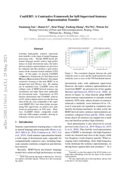 ConSERT: A Contrastive Framework for Self-Supervised Sentence
  Representation Transfer