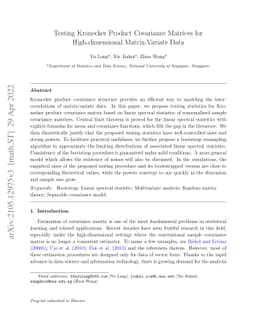 Testing Kronecker Product Covariance Matrices for High-dimensional
  Matrix-Variate Data