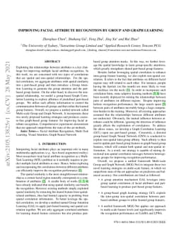 Improving Facial Attribute Recognition by Group and Graph Learning