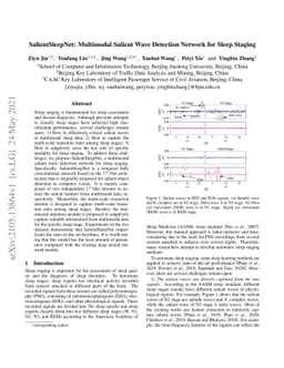 SalientSleepNet: Multimodal Salient Wave Detection Network for Sleep
  Staging