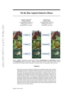 On the Bias Against Inductive Biases