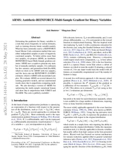 ARMS: Antithetic-REINFORCE-Multi-Sample Gradient for Binary Variables