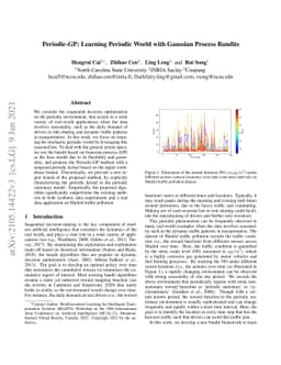 Periodic-GP: Learning Periodic World with Gaussian Process Bandits