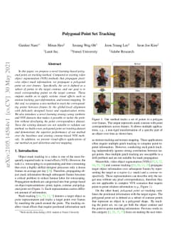 Polygonal Point Set Tracking