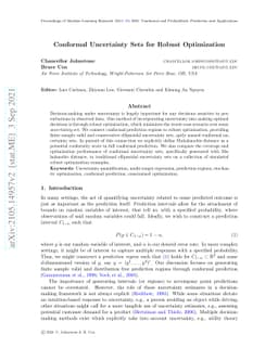 Conformal Uncertainty Sets for Robust Optimization