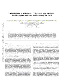 Visualization in Astrophysics: Developing New Methods, Discovering Our
  Universe, and Educating the Earth