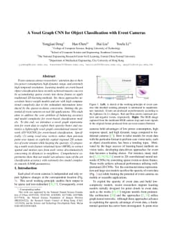 A Voxel Graph CNN for Object Classification with Event Cameras