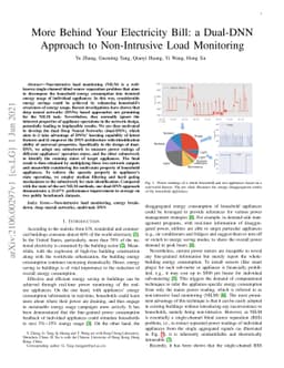 More Behind Your Electricity Bill: a Dual-DNN Approach to Non-Intrusive
  Load Monitoring