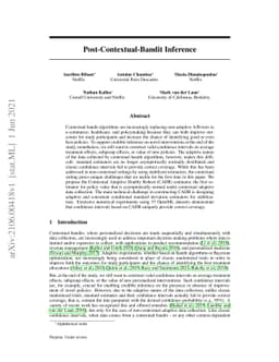 Post-Contextual-Bandit Inference