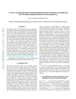 A Novel Graph-Theoretic Deep Representation Learning Method for
  Multi-Label Remote Sensing Image Retrieval