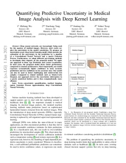 Quantifying Predictive Uncertainty in Medical Image Analysis with Deep
  Kernel Learning