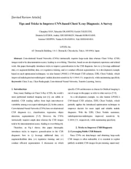 Tips and Tricks to Improve CNN-based Chest X-ray Diagnosis: A Survey