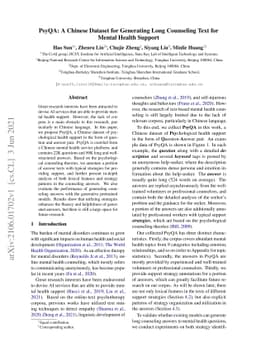PsyQA: A Chinese Dataset for Generating Long Counseling Text for Mental
  Health Support