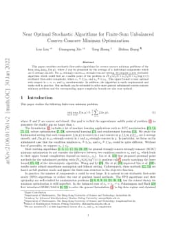 Near Optimal Stochastic Algorithms for Finite-Sum Unbalanced
  Convex-Concave Minimax Optimization