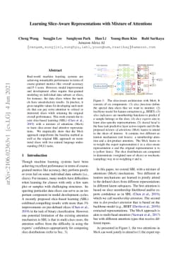 Learning Slice-Aware Representations with Mixture of Attentions