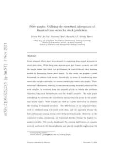 Price graphs: Utilizing the structural information of financial time
  series for stock prediction