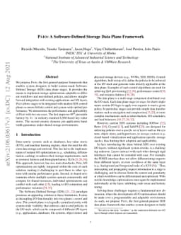 PAIO: A Software-Defined Storage Data Plane Framework
