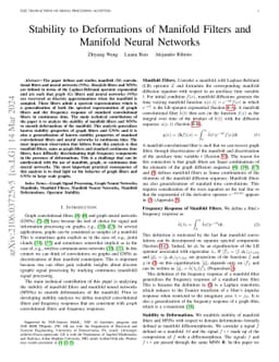 Stability to Deformations of Manifold Filters and Manifold Neural
  Networks