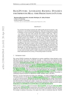 Back2Future: Leveraging Backfill Dynamics for Improving Real-time
  Predictions in Future