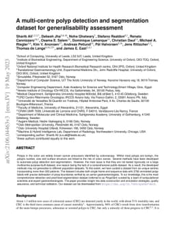 A multi-centre polyp detection and segmentation dataset for
  generalisability assessment