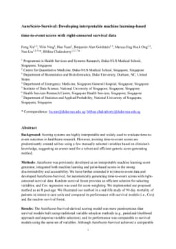 AutoScore-Survival: Developing interpretable machine learning-based
  time-to-event scores with right-censored survival data