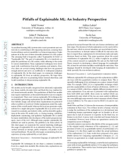 Pitfalls of Explainable ML: An Industry Perspective