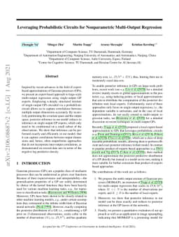 Leveraging Probabilistic Circuits for Nonparametric Multi-Output
  Regression