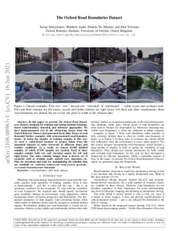The Oxford Road Boundaries Dataset
