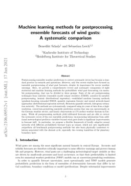 Machine learning methods for postprocessing ensemble forecasts of wind
  gusts: A systematic comparison